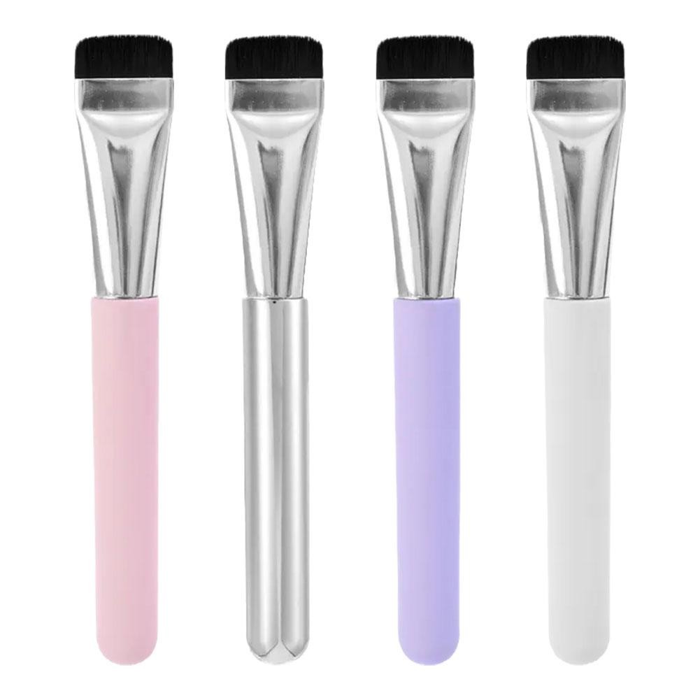 แปรงรองพื้นแบบบางพิเศษน้ําหนักเบา Face Contour Flat Blending Mask Foundation แต่งหน้า J7z3