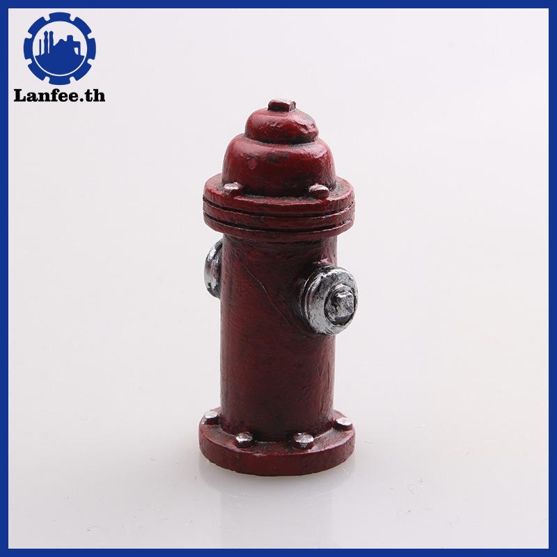 NFE มินิเรซิ่นรูปจิตจิตคอลทรายตารางเกมกล่อง Court Therapy Fire Hydrant ตกแต่งเครื่องประดับบ้าน N