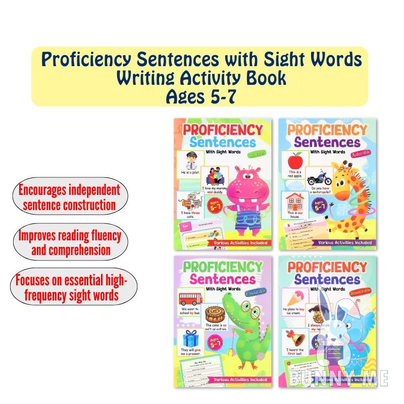 [BUNNY] Mind To Mind: ประโยคประสิทธิภาพด้วย Sight Words Ages 5-7