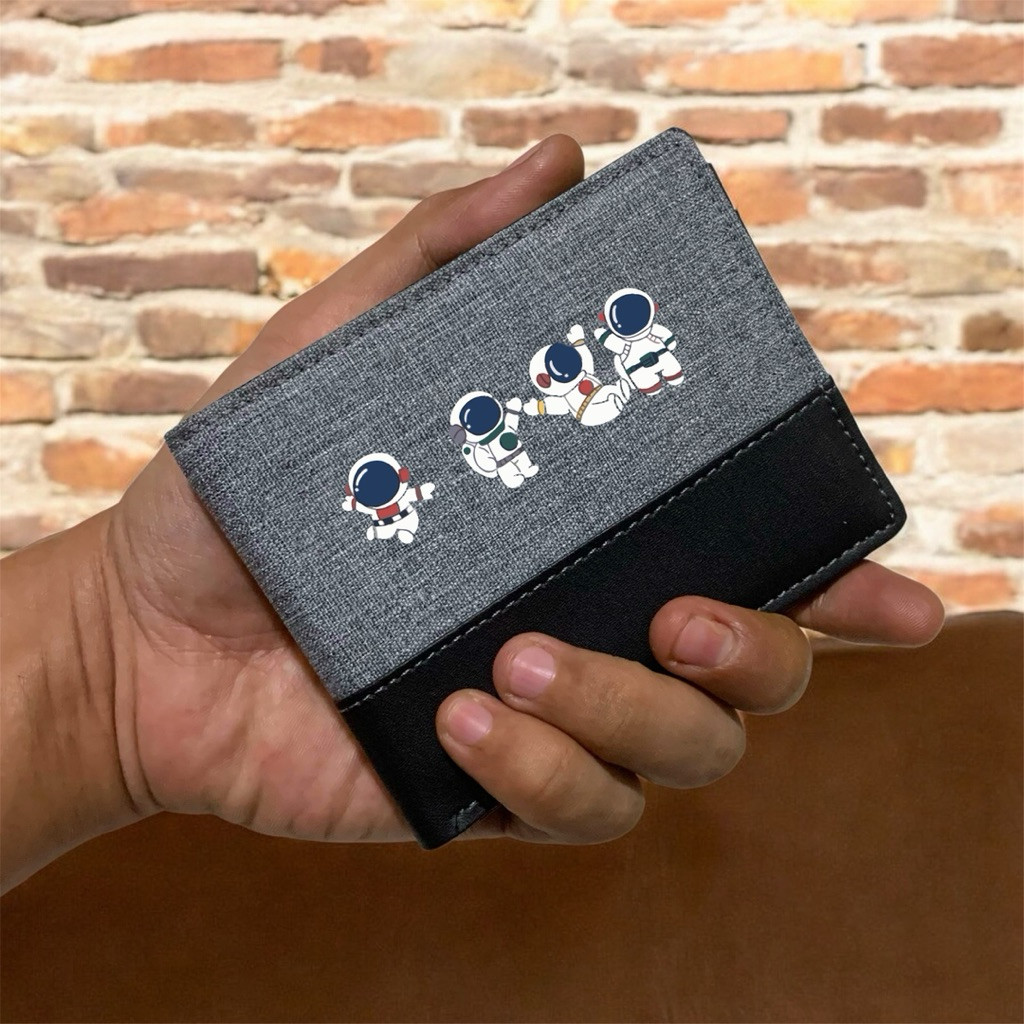 กระเป๋าสตางค์เด็กชายสองพับกับสีมินิมอลรวมกันฮันเตอร์ x นักล่า มายคราฟ ทีมงาน โกโจ ซาโตรุ แอสโตรนเอาท