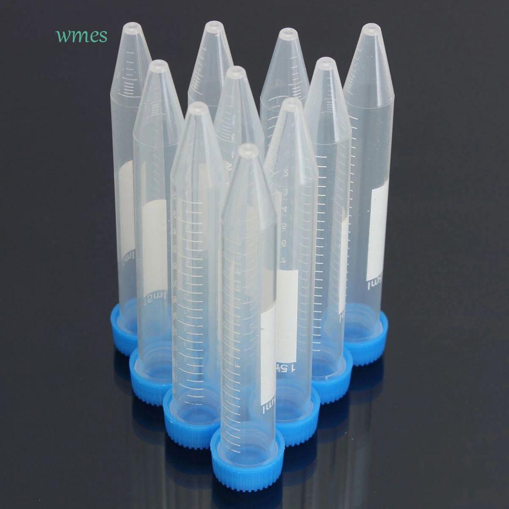 WMES1ZA Centrifuge Tubesสําเร็จการศึกษาMarks Labอุปกรณ์การศึกษาฝาเกลียวตัวอย่างคอนเทนเนอร์หลอดโปร่งใ