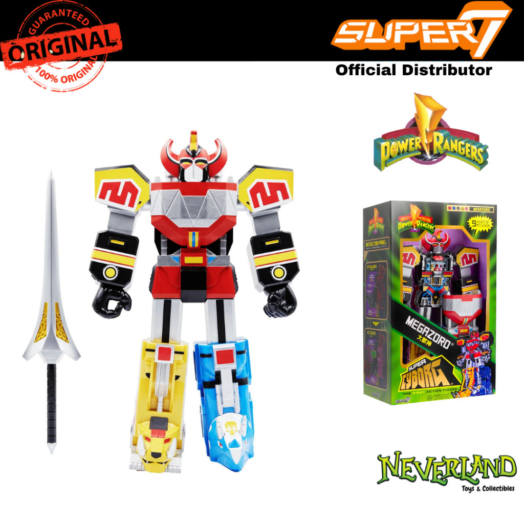(🔵PRE-ORDER)Super7 Mighty Morphin Power Rangers Megazord Original Super Cyborg Figure
