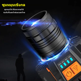 ไฟฉายคาดหัวเซนเซอร์ คุณภาพสูง กันน้ำ ปรับได้ 3 โหมด ใช้งานกลางแจ้ง