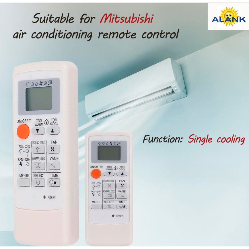 Remote รีโมทแอร์ Mitsubishi รีโมท (เหมาะสำหรับ แยกแอร์ ) MP04A MP07A MH08B MH12A KP3AS M09