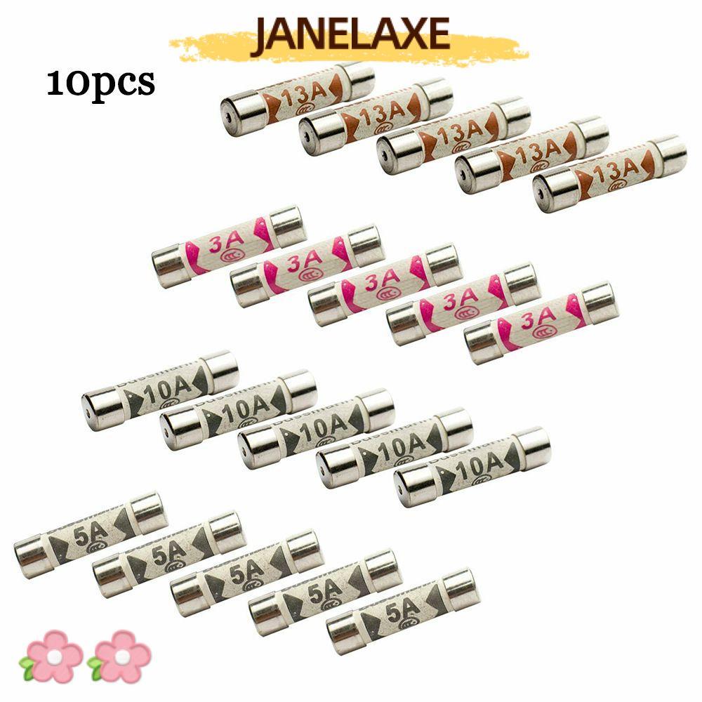 JANELAXE932JN 10 ชิ้น Quick Fast Blow House Hold เปลี่ยนปลั๊กอังกฤษ