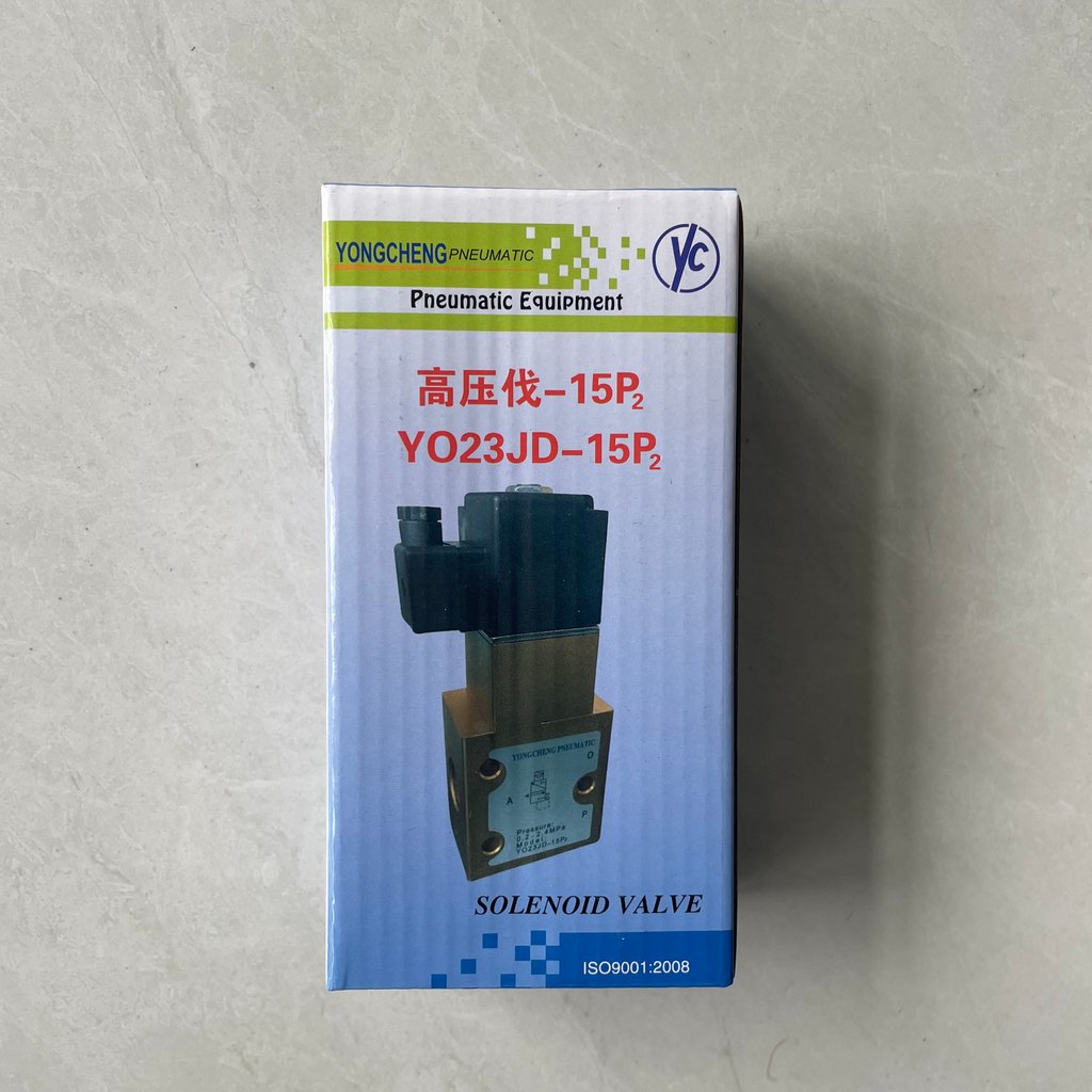 YONGCHENG YONGCHENG YO23JD-15P2 โซลินอยด์วาล์วแรงดันสูงสามทางสองหลักวาล์วเป่าขวดเป่า