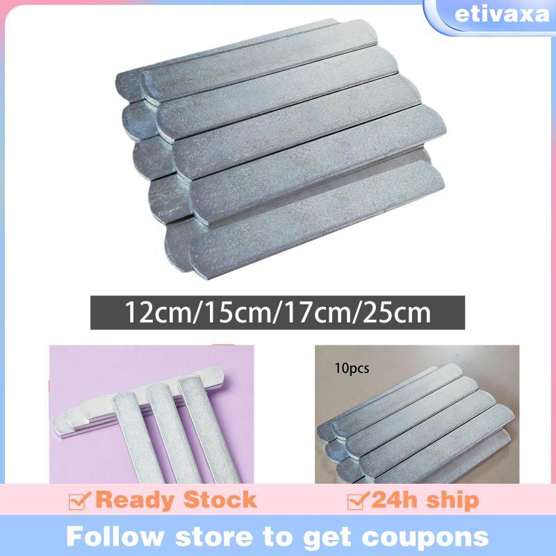 [Etivaxa] แผ่นเหล็กถ่วงน้ำหนัก 10 ชิ้น สำหรับเสื้อกั๊ก ทำจากวัสดุโลหะทนทาน ออกแบบเพื่อเพิ่มน้ำหนักในการออกกำลังกาย