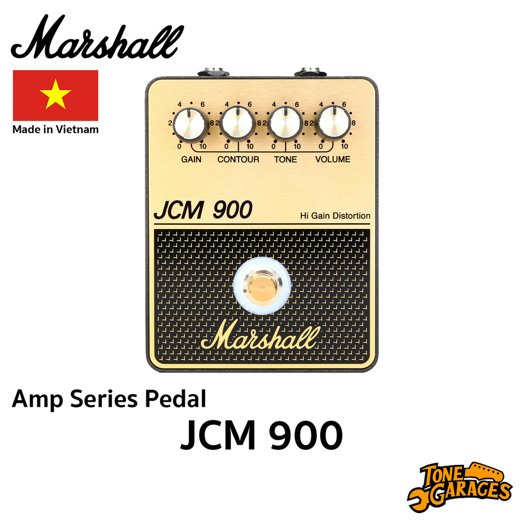 Marshall JCM 900 Distortion pedal Amp Series Pedal  เอฟเฟคกีต้าร์ Made in Vietnam