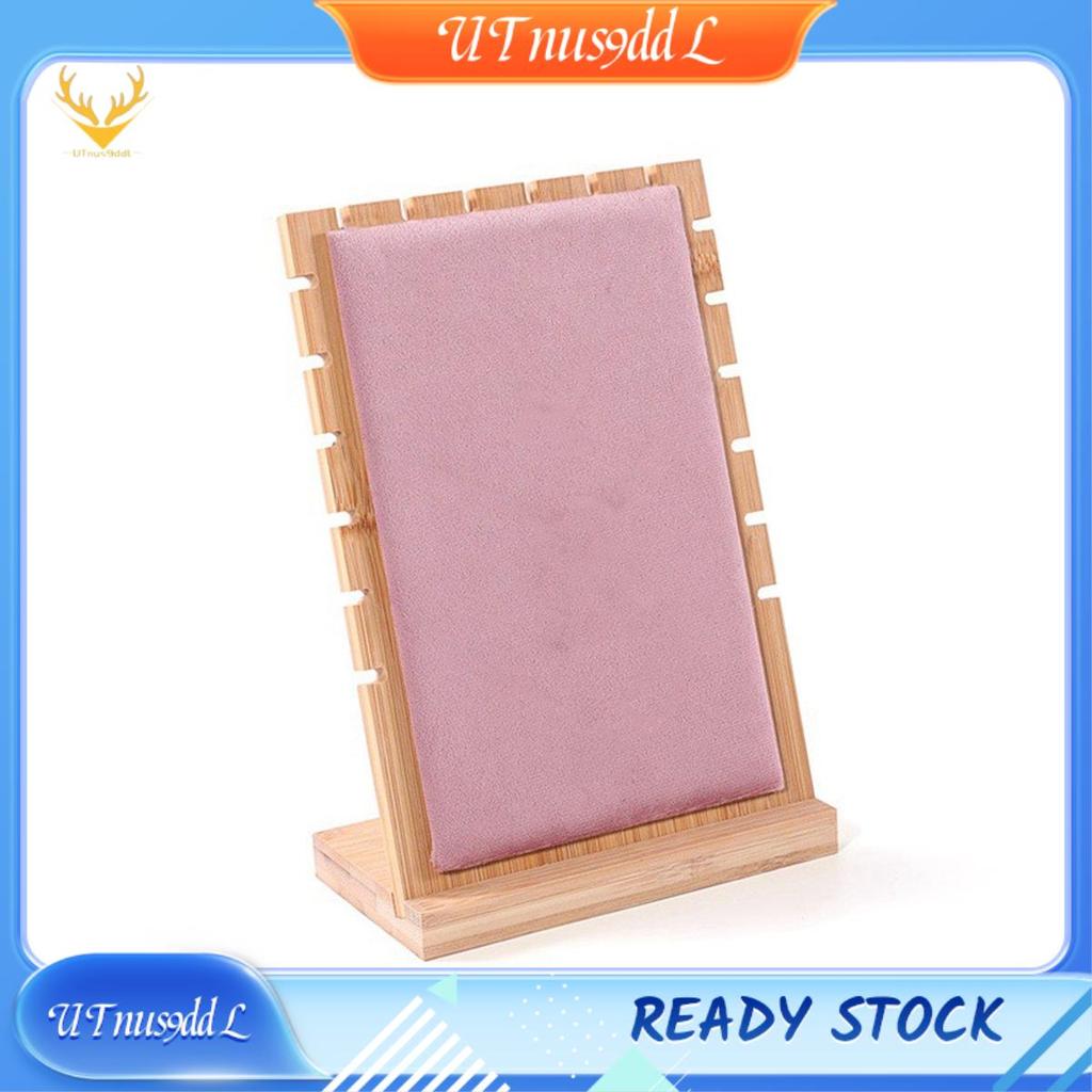 [UTnus9ddL] จี้สร้อยข้อมือผู้ถือสร้อยคอชั้นเก็บเครื่องประดับยืนแสดงเครื่องประดับ Prop ถาดเคาน์เตอร์ต