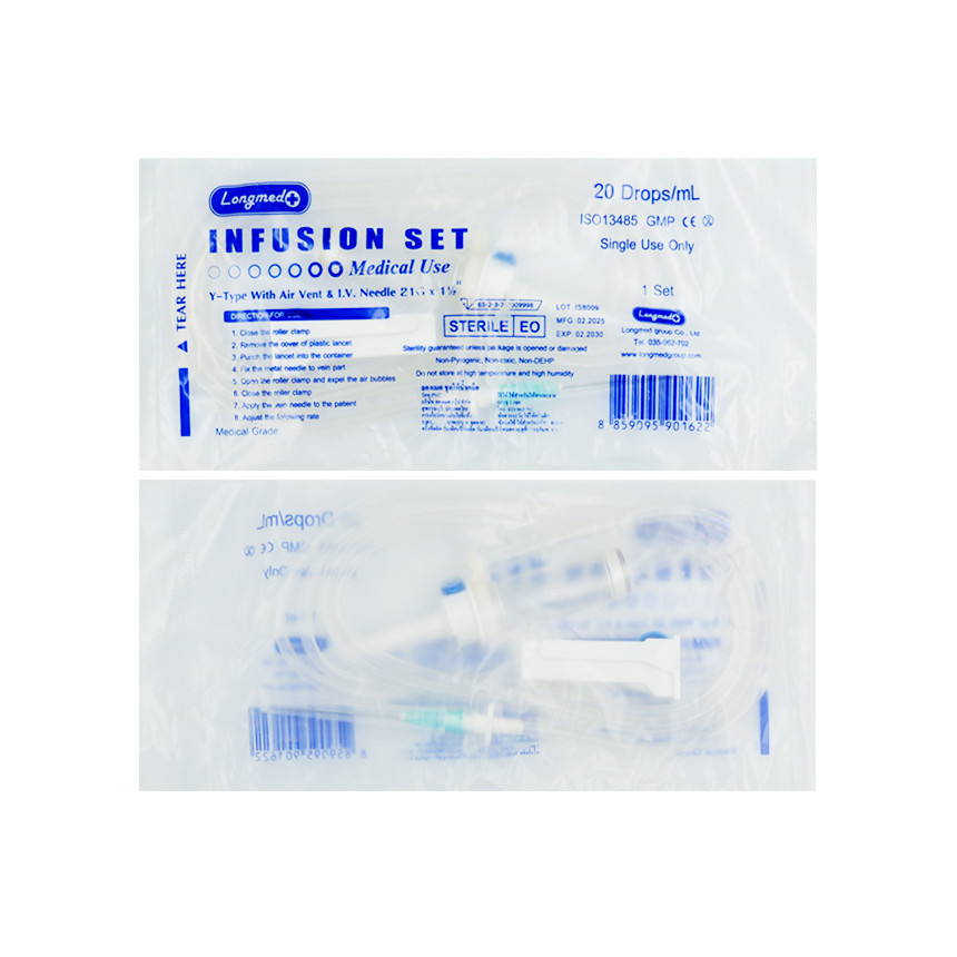 Longmed Infusion Set (IV Set) ถุง 1 อัน