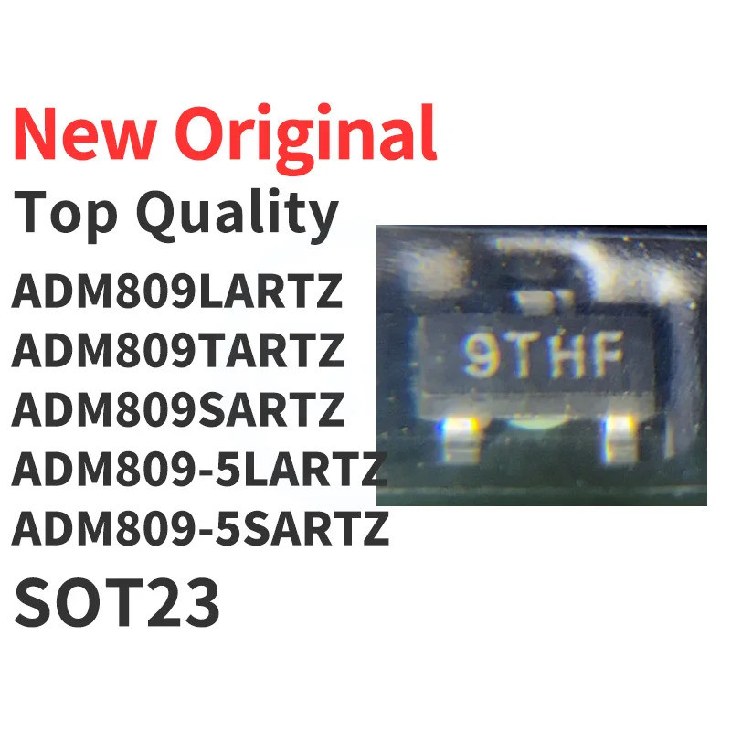5PCS ADM809LARTZ ADM809TARTZ ADM809SARTZ ADM809-5LARTZ ADM809-5SARTZ 9L 9T M53 M6Q M4C ชิป IC ใหม่