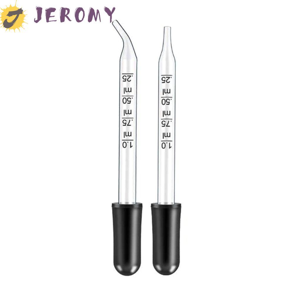 JEROMY Scale Dropper สําหรับบ้าน 1ml 7 ชิ้นน้ํามันหอมระเหย Dropper ขวดน้ํามันหลอด Dropper Transfer ห
