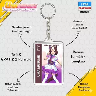 Gantungan Kunci Uma Musume - พวงกุญแจ Uma Musume Pretty Derby - Ganci Anime - Gantungan Kunci Matikananhauser - Og