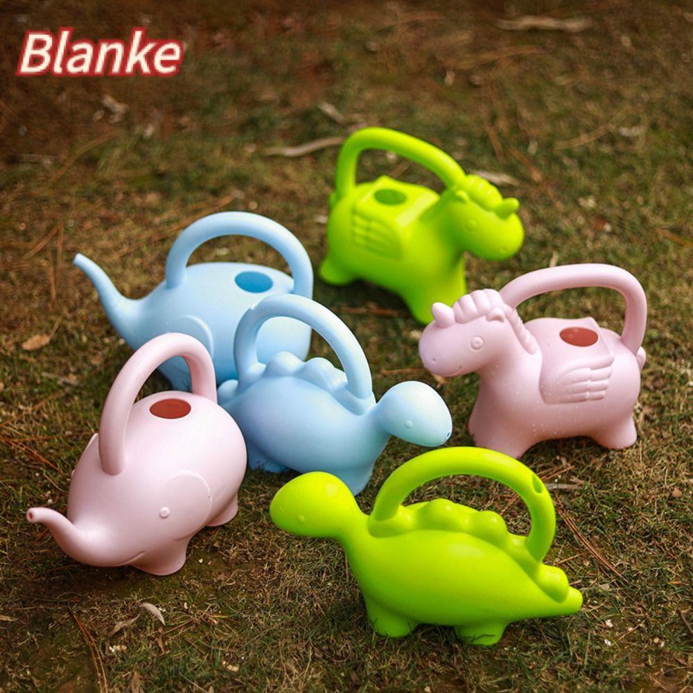 BLANKE บัวรดน้ําการ์ตูน, น้ําหนักเบาการ์ตูนสัตว์รูปร่างเด็กรดน้ําสามารถ, พร้อมที่จับทนทานแบบพกพาสวนชลประทาน