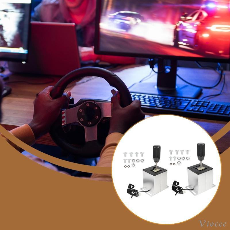 [Viocee] PC USB Simulator Shifter ติดตั้งง่ายอุปกรณ์เสริมเกมประสิทธิภาพสูง H Gear Shifter สําหรับ G2