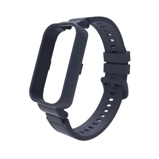TPU สายรัดกีฬาสําหรับสมาร์ทวอทช์ Xiaomi Mi Band 9 / 8 Active Hard PC ป้องกันหน้าจอกรอบกันชนเข็มขัดสร้อยข้อมือ Repalcement สายรัดข้อมืออุปกรณ์เสริมสําหรับ Redmi Band 3 2