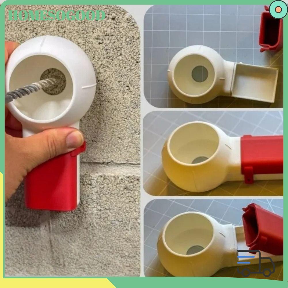 โฮมโซดี กล่องเก็บฝุ่นสว่านไฟฟ้า ป้องกันฝุ่นสากล สําหรับเจาะบิตและเศษก่อสร้าง