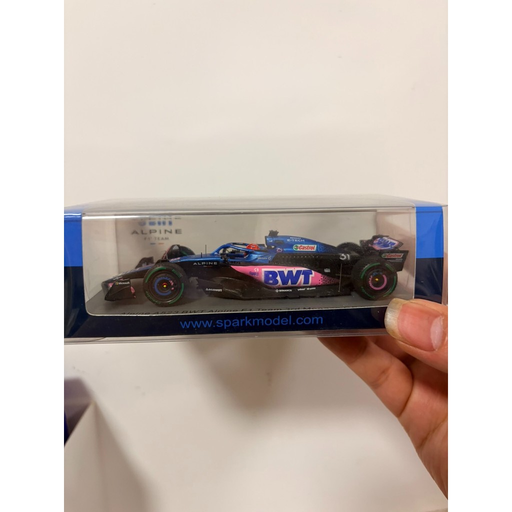 Spark 1/43 A523 Okko 2023 Monaco Station Season Army P3 Alpine Fleet F1 รถเรซิ่นรุ่น
