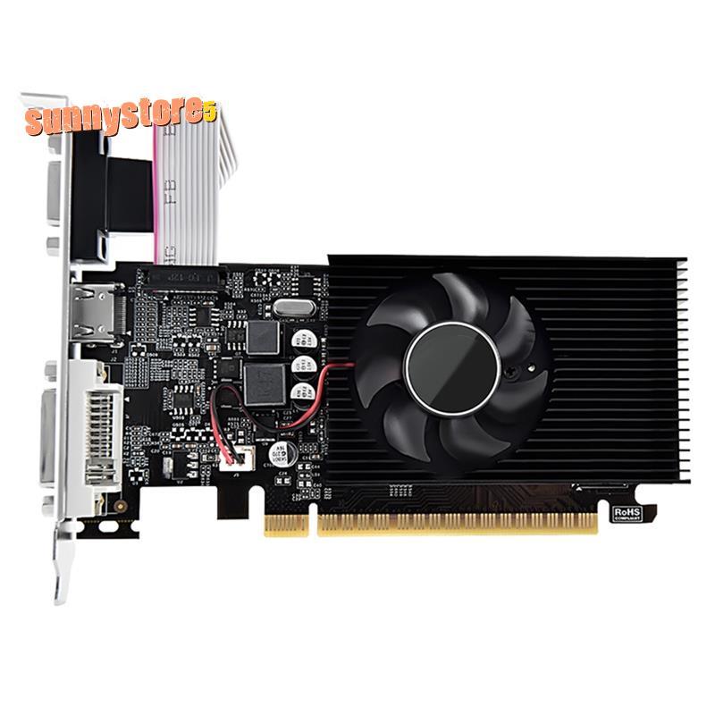 GT730 4G DDR3 128 บิตกราฟิกการ์ด 700MHZ 40Nm PCIE 2.0 16X VGA + DVI + - เปลี่ยนการ์ดวิดีโอที่เข้ากัน