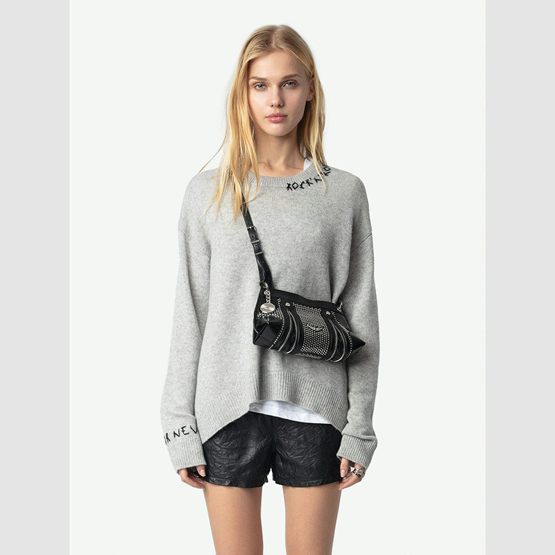 BWYQ Zadig&Voltaire 25New Classic Styles for Autumn and Winter100Cashmere Handmade Wool Embroidered 