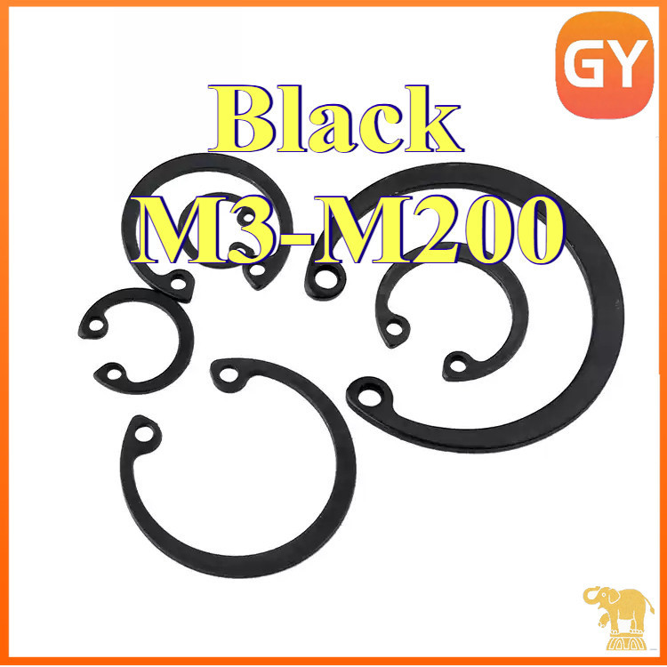 แหวนล็อค ใน ตัว C 65Mn dia. M3-M200 / Internal Retaining Snap Ring 65Mn [GYYY-TG]