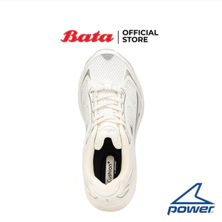 Bata บาจา Power รองเท้าผ้าใบ ออกกำลังกาย สนีคเกอร์ สำหรับเด็กโต สีขาว รหัส 4281848