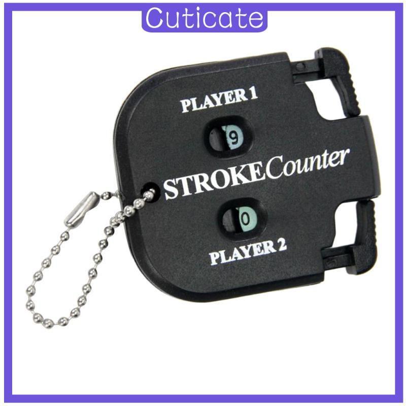[CUTICATE] Golf Stroke Putt Score Counter Keeper Double Score Board พร้อม /