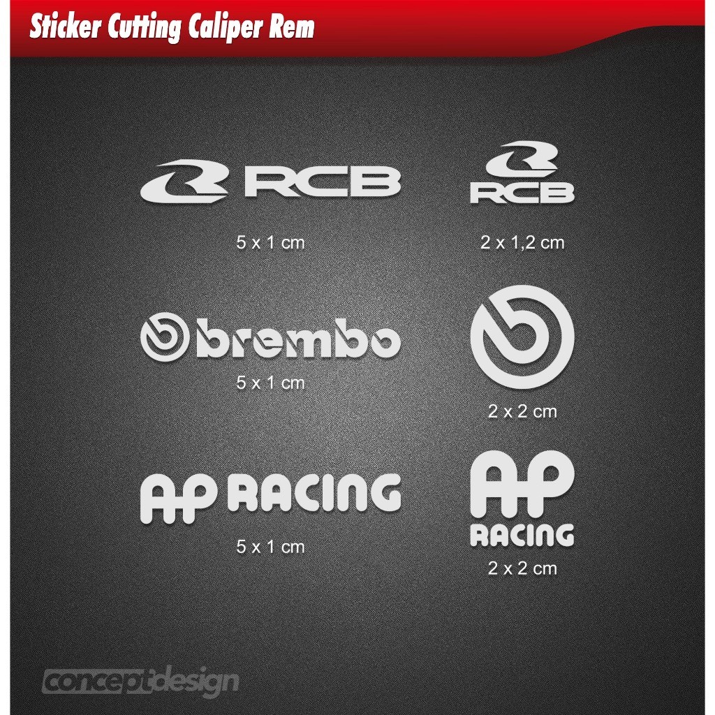 สติ๊กเกอร์ตัดคาลิปเปอร์เบรคกันน้ํา, สินค้าคุณภาพทนแดด,UV STIKER-GEN589-MOTSKR114