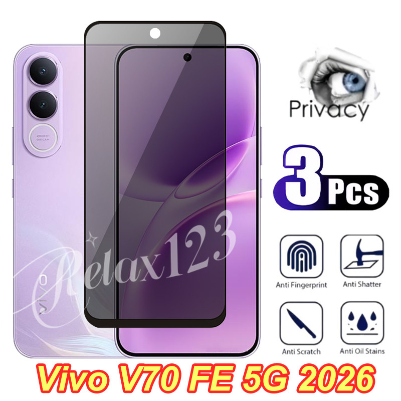 สําหรับVivo V70 FE 5G 3PCS Anti-Spyความเป็นส่วนตัวสําหรับVivo V70 V70 Elite VIVO V70FE V 70 Elite VI