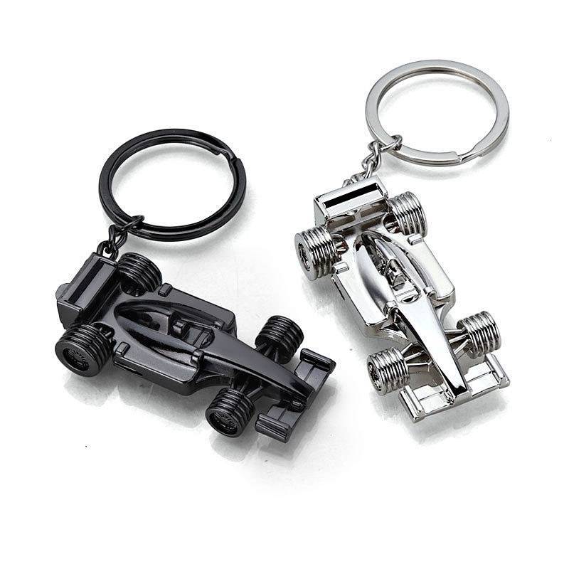 F1 Racing Car Keychain High-End Car Key Ring Exhibition Commemorative Gift Car Model Keychain Pendan