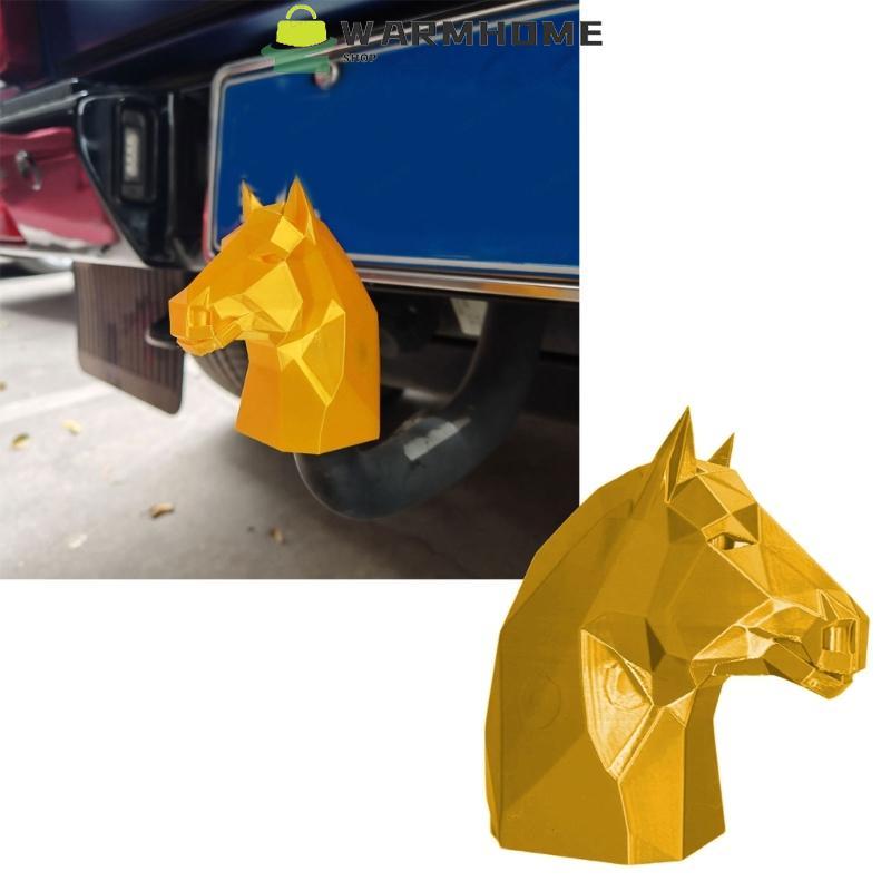 Warm Modern Horse Head Design Trailer Hitch Cover Trailer Hitch ตกแต่งหมวก