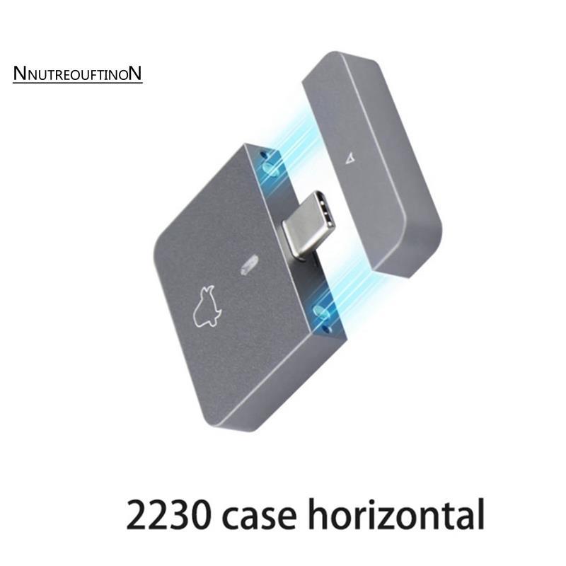 [ขายร้อน N]M.2 NVMe 2230 SSD Enclosure อะแดปเตอร์ USB C 10Gbps USB3.2 Gen2 ภายนอกกล่องสําหรับ M2 223
