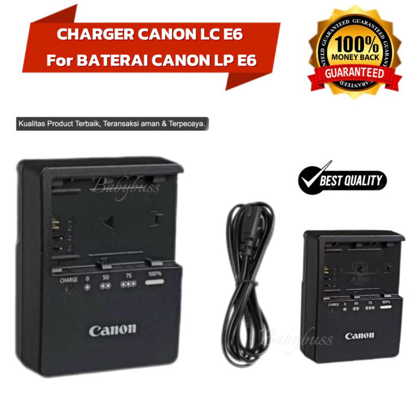 Charger Canon LC-E6 LC-E6E for LP-E6 eos R RA R5 R6 R7 90D 60d 70d 80d 7d 5d