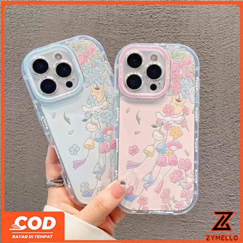 เข้ากันได้กับ Iphone 17 PRO Iphone 17 ตุ๊กตากระดิ่งลมมีสไตล์เคสโทรศัพท์ TPU กันกระแทก