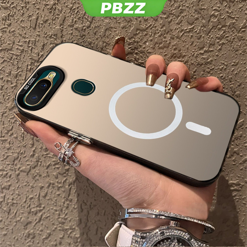 PBZZ FOR เคส สําหรับปลอก oppo a5s oppo a12 oppo A7 oppo a3s oppo a12e F9 เคสโทรศัพท์ เคสแข็ง TPU Protector Smooth กันกระแทก ดีไซน์ใหม่ ความงาม ดึงดูดแม่เหล็กไร้สาย CYBSWX01