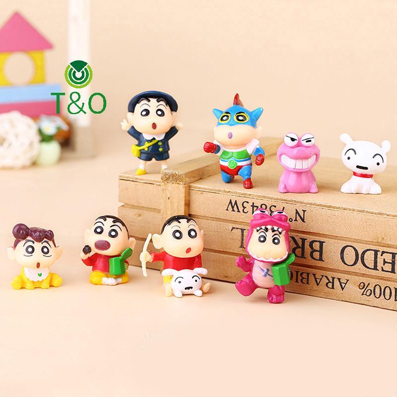 [T&OT] 8 ชิ้น/การ์ตูนวิทยาศาสตร์ Xiao Xin Garage Kit DIY ของเล่นตุ๊กตาเครื่องประดับ Orility Trend ขอ