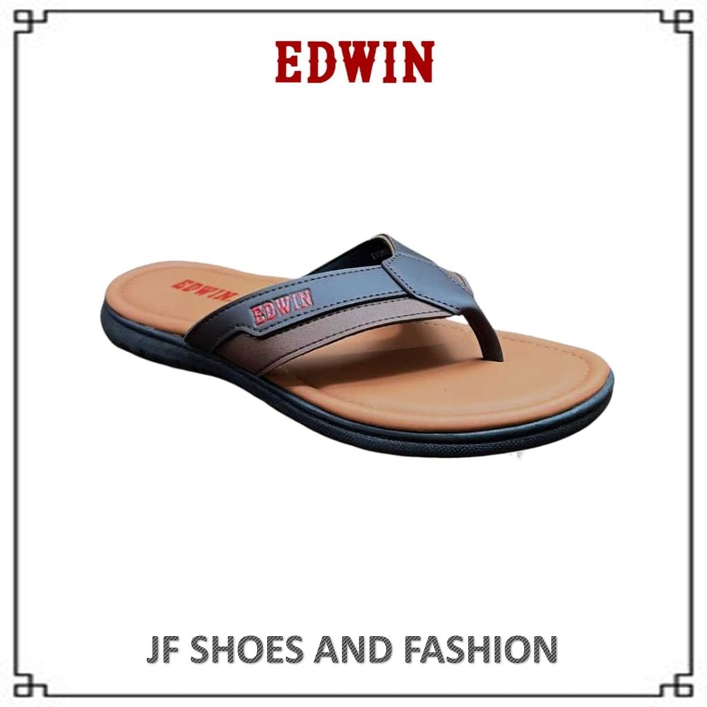 Edwin Comfort Men Soft Sandal E10801 รองเท้าแตะ Raya Edwin E10801