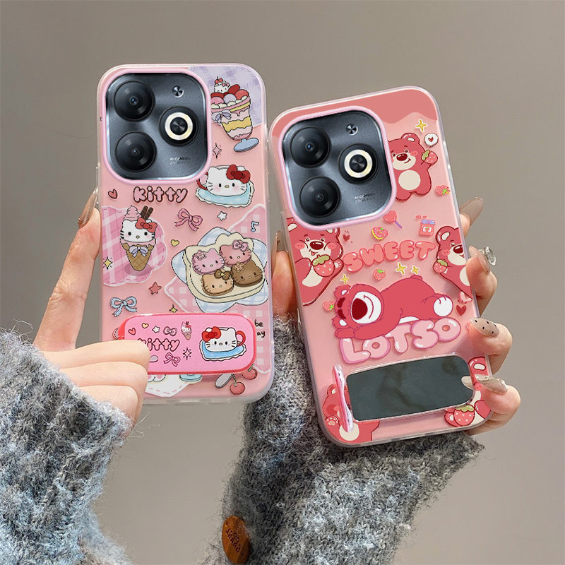 เคส realme note 70 เคส realme note 70t วงเล็บกระจก เคสโทรศัพท์เยลลี่