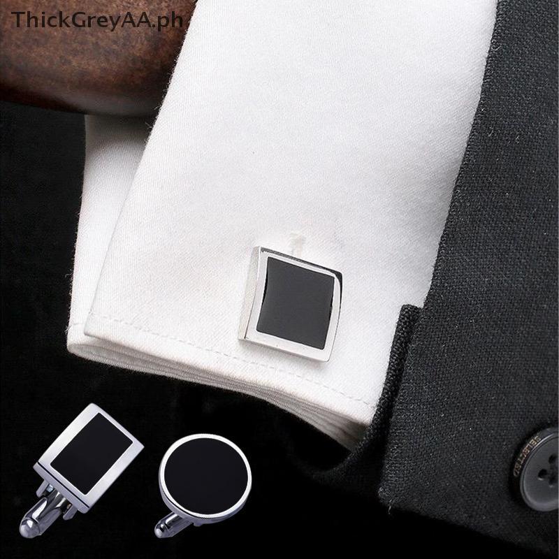 ThickGreyAA Men Shirt Tuxedo Studs และ Cufflinks ชุด, Cufflinks สําหรับผู้ชาย PH