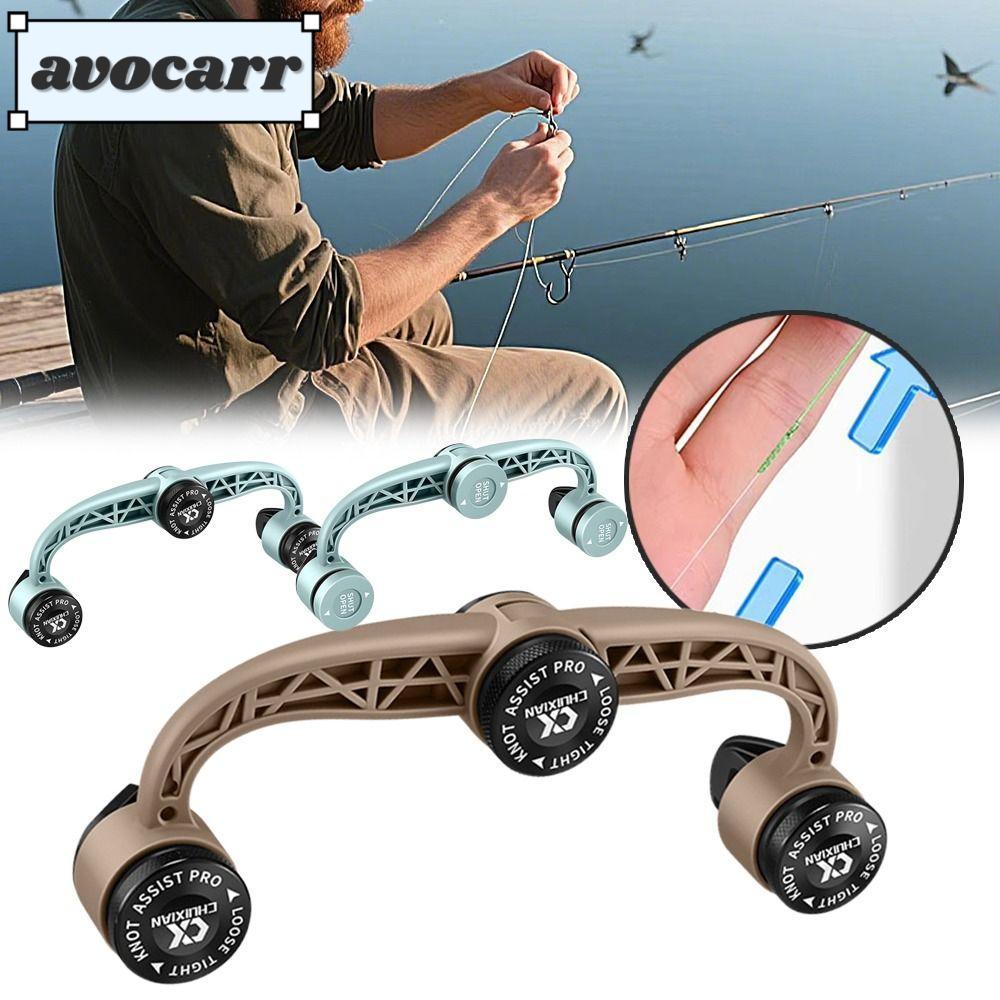 เครื่องมือตกปลา AVOCAR, GT FG PR Knot Assist Knotting|การเชื่อมต่อผู้นําเส้นลวดแบบมืออาชีพ Knotted A