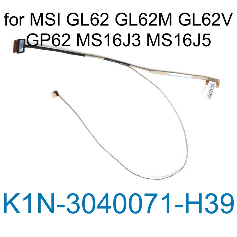 LCD LVDS สายหน้าจอสําหรับ MSI GL62 GL62M GL62V GP62 MS16J3 MS16J5 LED EDP สาย 30pins Video Connector