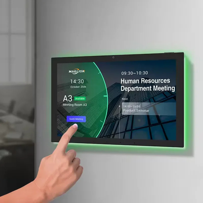 ปัก 10.1 "Android POEแท็บเล็ตสมาร์ทแผงควบคุมบ้านพร้อมไฟLEDในตัวGoogle Play,RS485,I/O,รีเลย์,ฟังก์ชั่