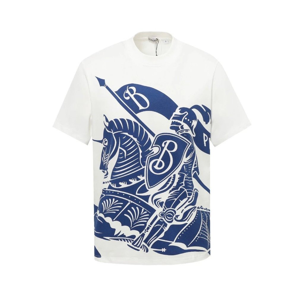 BR 25 Early Spring New Style, Royal Brand New Equestrial Knight Micro-Label เสื้อยืดแขนสั้น, Classic