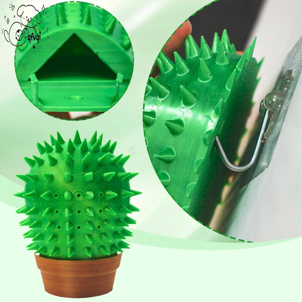 Cactus Cat Grooming Brush & Massage Pet Rubbing Corner Grooming Combs สําหรับแมวขนยาวและขนสั้น