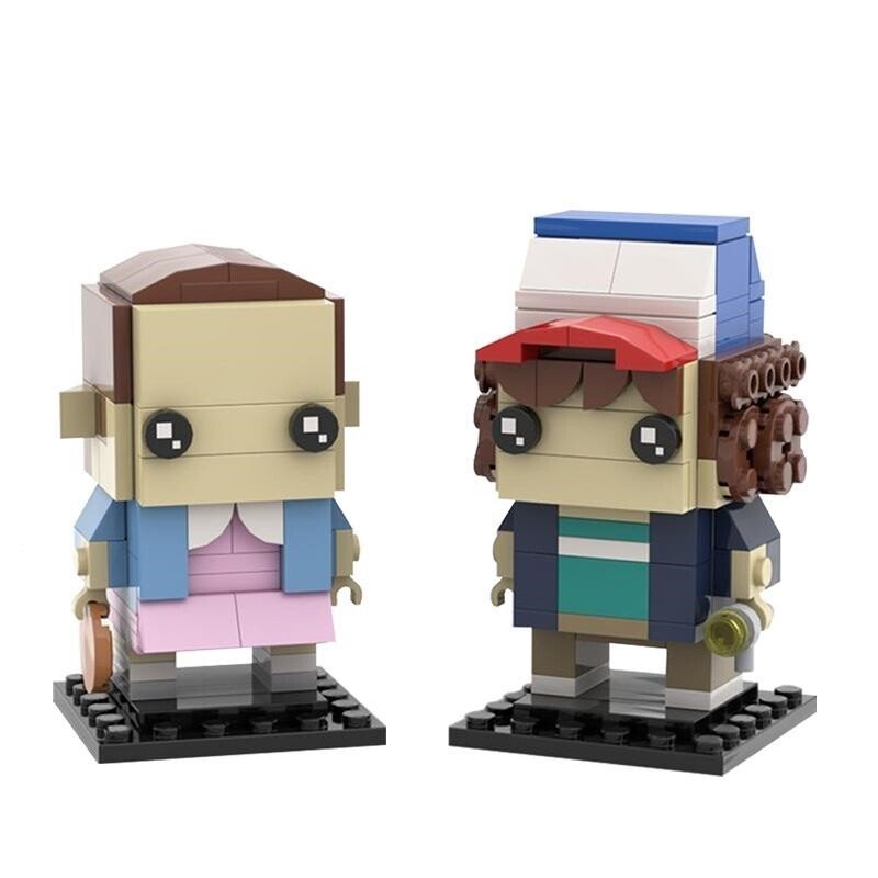 LEGO small-piece educational building blocks Stranger Things monster big-headed toy K1R9