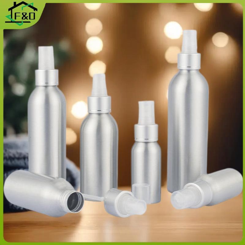 F&O 50/100/120/150/200/250ml ขวดอลูมิเนียมเปล่าขวดเครื่องสําอาง Mini Metal Atomizer ขวดขนาดเดินทางสํ