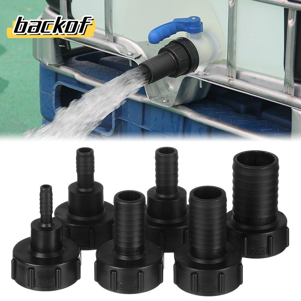 BACKOF IBC อะแดปเตอร์ถังทนทานเครื่องมือฟิตติ้งตัวเชื่อมต่อน้ําสําหรับอุปกรณ์ท่อบ้านสวน