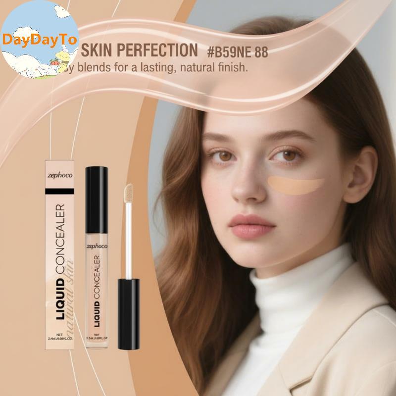 DayDayTo Natural Shade Liquid คอนซีลเลอร์-น้ําหนักเบาครอบคลุมฝ้าเหมาะกับผิวปิดเหมาะสําหรับแต่งหน้าฐา