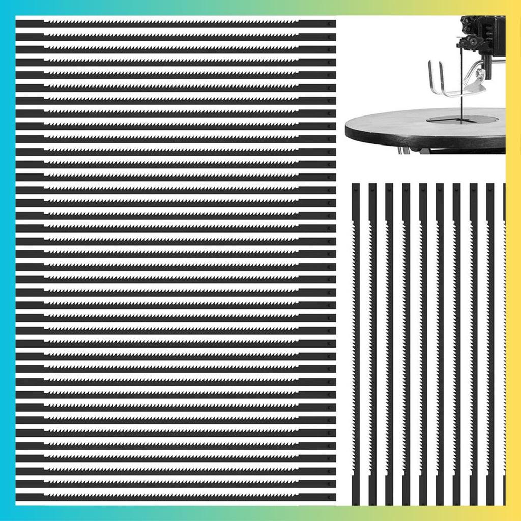 45 ชิ้น 5 นิ้ว Pin End Scroll Saw Blade, 18TPI Scroll Saw Blade Pin End สําหรับ 3921/3922 SK5, สําหร