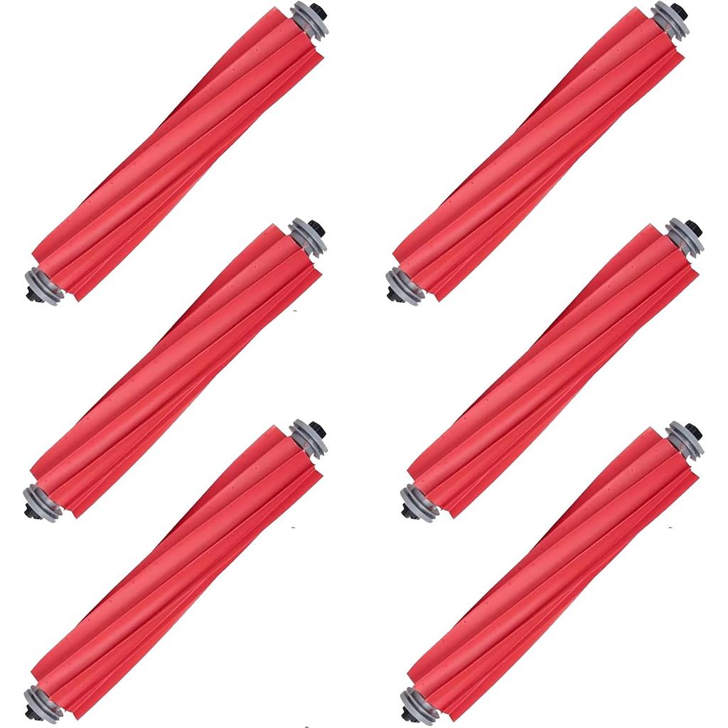 LOVECO 6 แพ็คยางแปรงหลักอะไหล่สําหรับ Roborock S7 Max Ultra, S7, S7+, S7 MaxV, S7 MaxV Plus, S7 MaxV